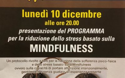 10 dicembre 2018 Presentazione Mindfulness